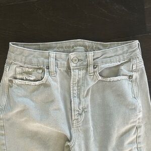 American Eagle Light Wash Ripped Jeans